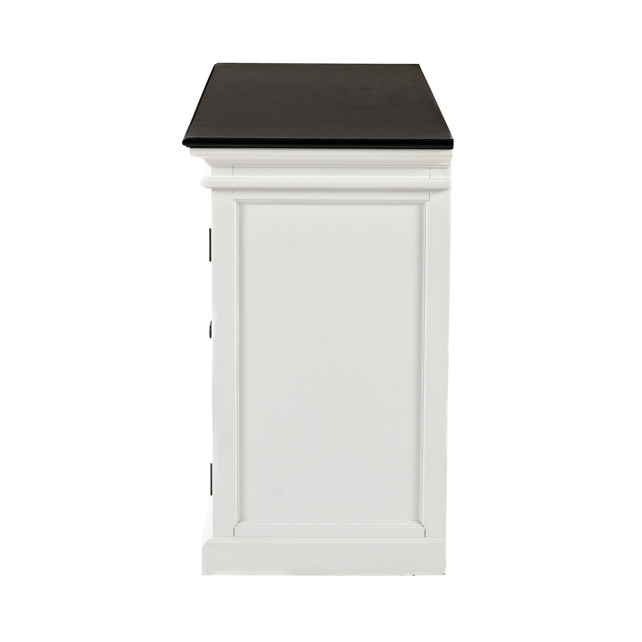 Modern Farmhouse Buffet with 4 Glass Doors 57"