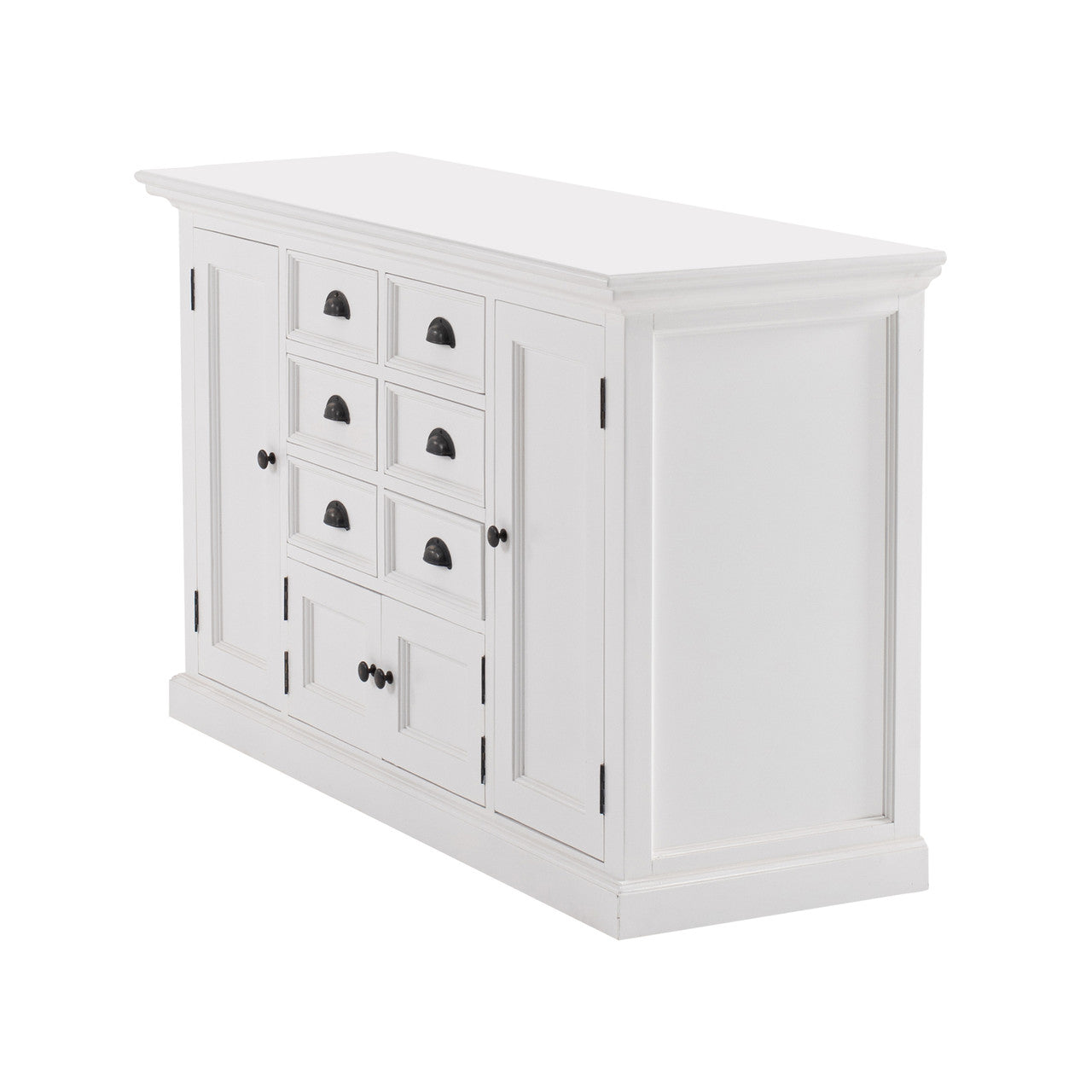 French Coastal Kitchen Hutch Unit 57"