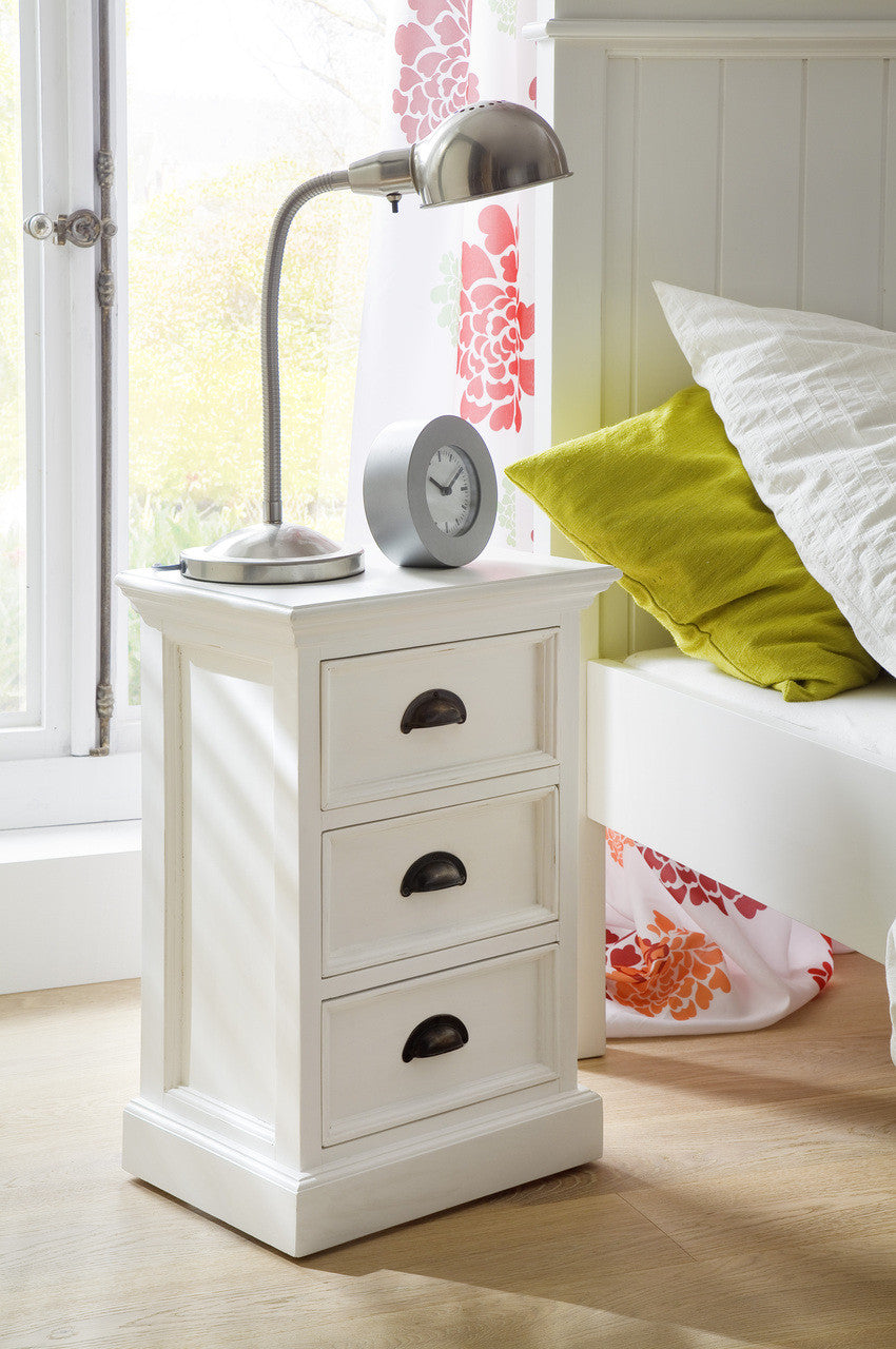 French Coastal Bedside Drawer Unit 16"