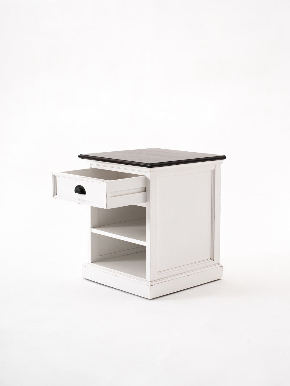 Modern Farmhouse Bedside Table with Shelves 20"
