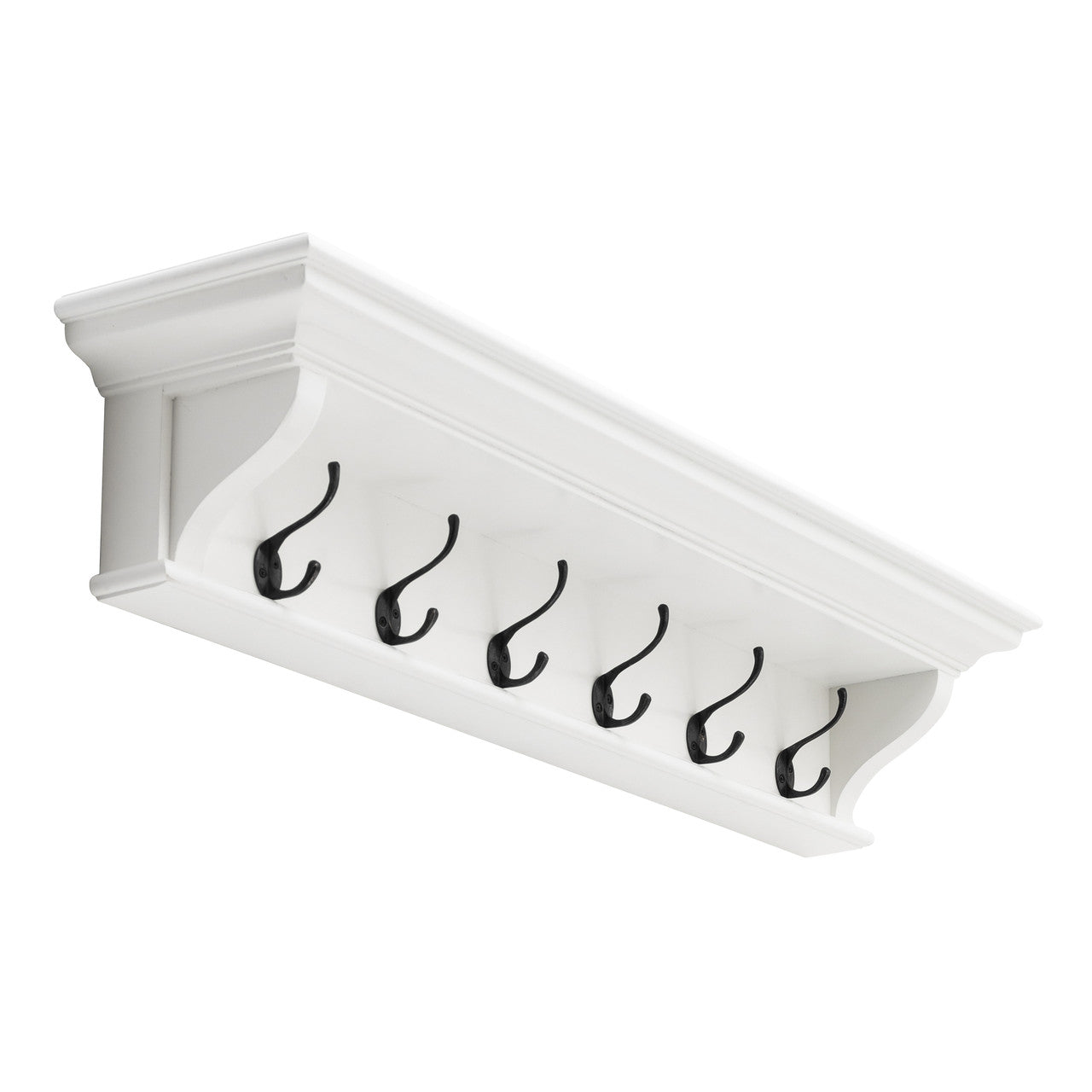 French Coastal 6 Hook Coat Rack 100cm 39"