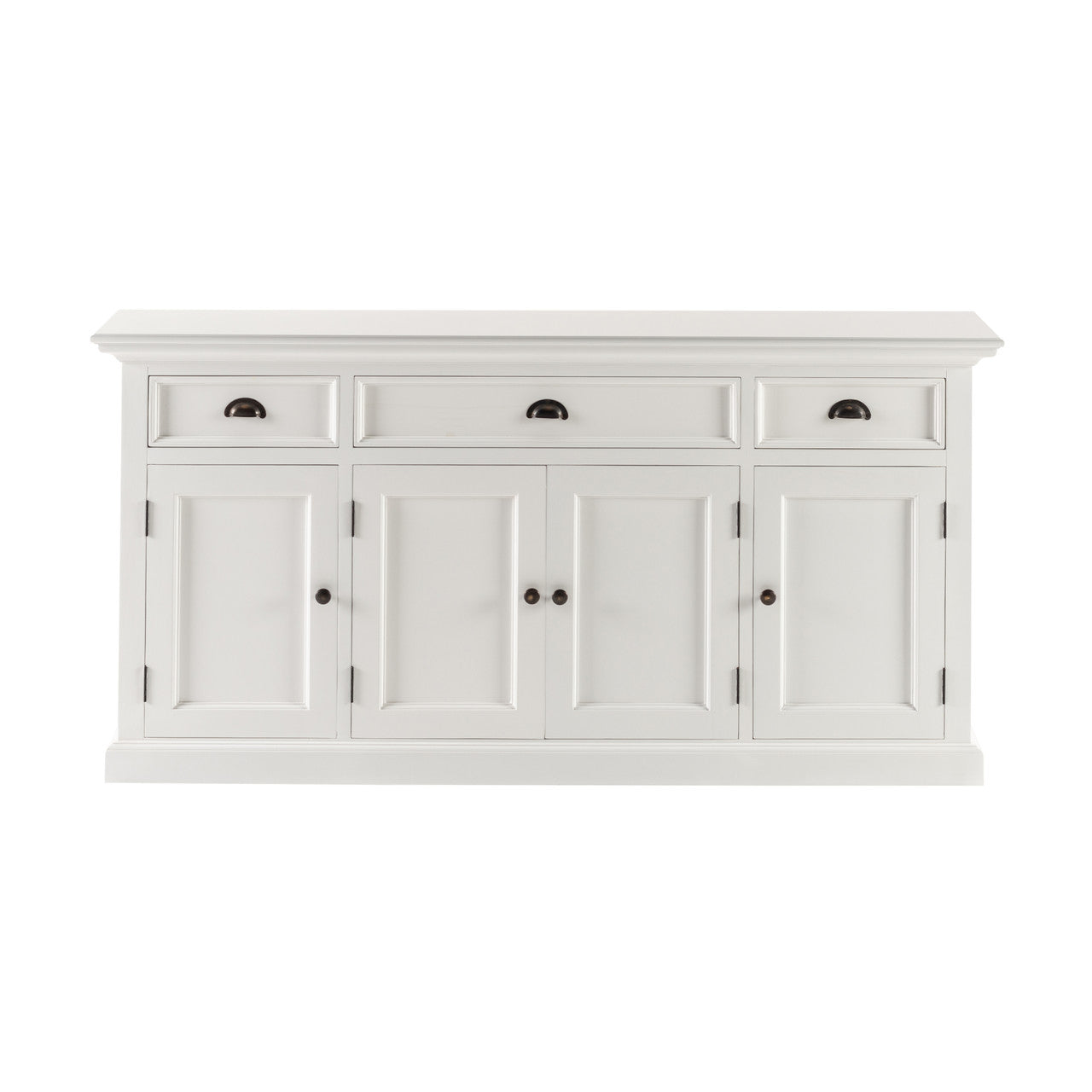 French Coastal Buffet Console Table 65"
