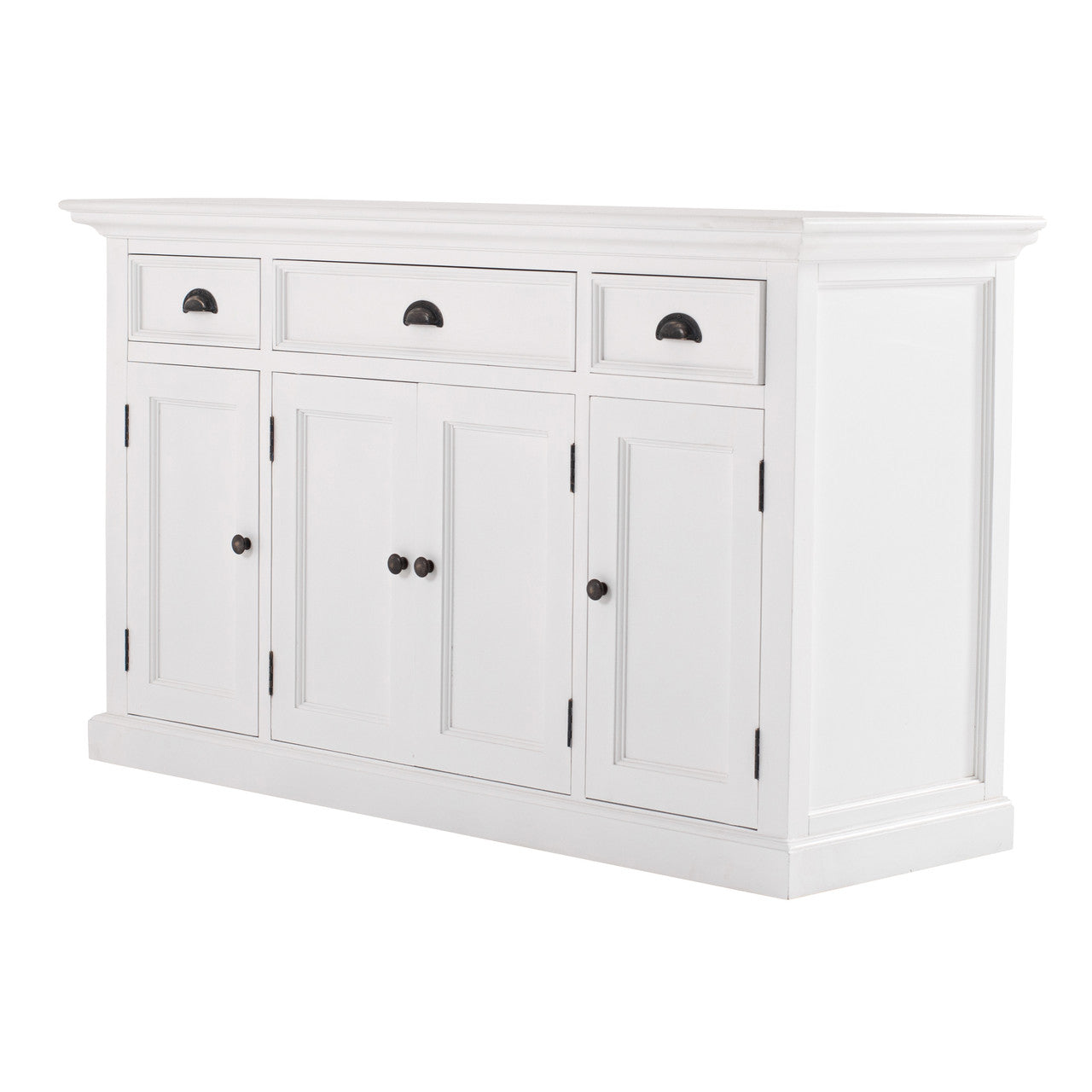 French Coastal Buffet with 4 Doors 3 Drawers - ZNS-B192