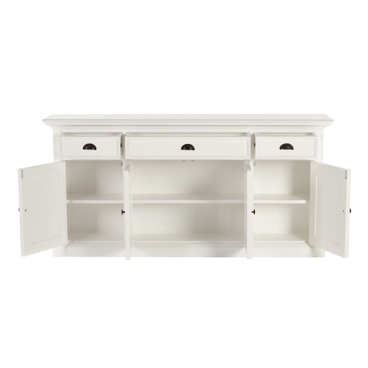 French Coastal Buffet Console Table 65"
