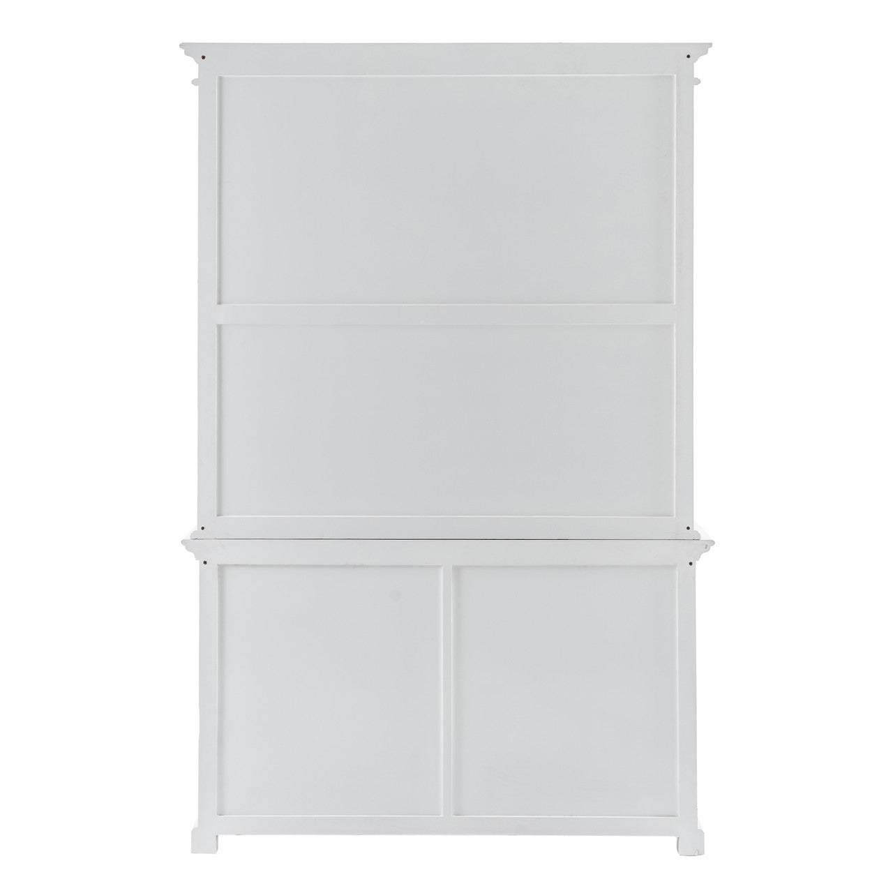 French Coastal Buffet Hutch Unit with 2 Adjustable Shelves 57"