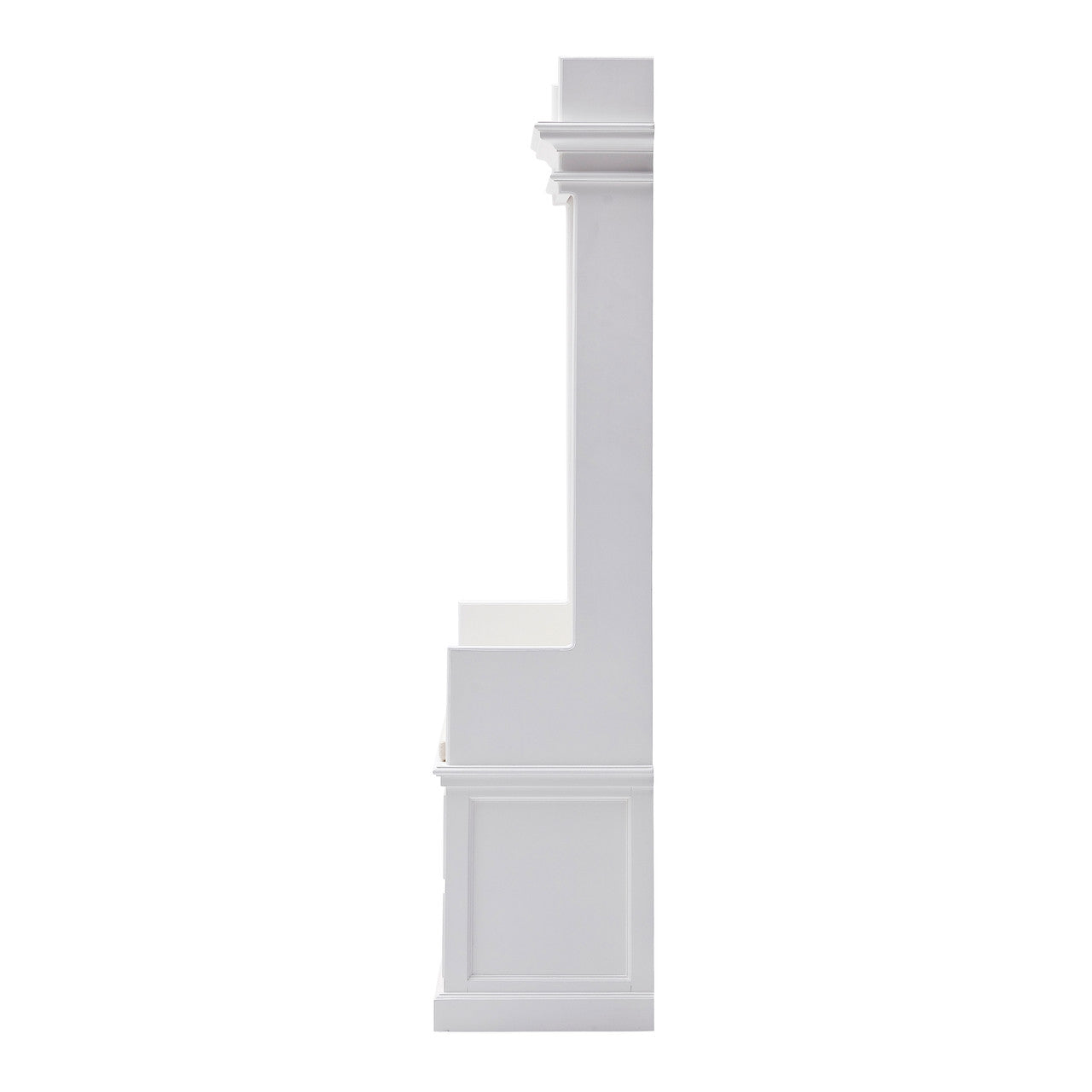 French Coastal Entryway Coat Rack & Bench Unit - ZNS-CA581