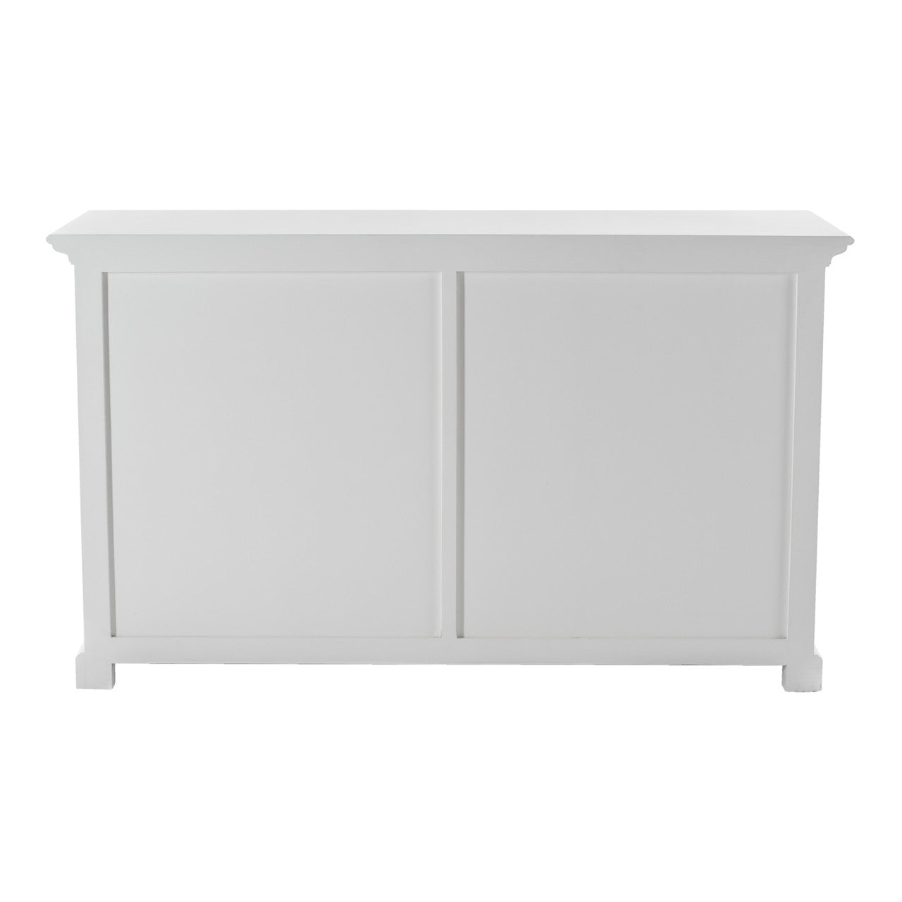 French Coastal Classic Buffet with Glass Doors  57"