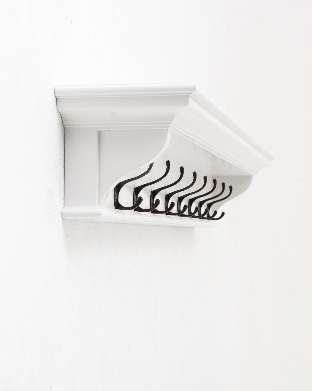 French Coastal 8 Hook Coat Rack 130cm 51"