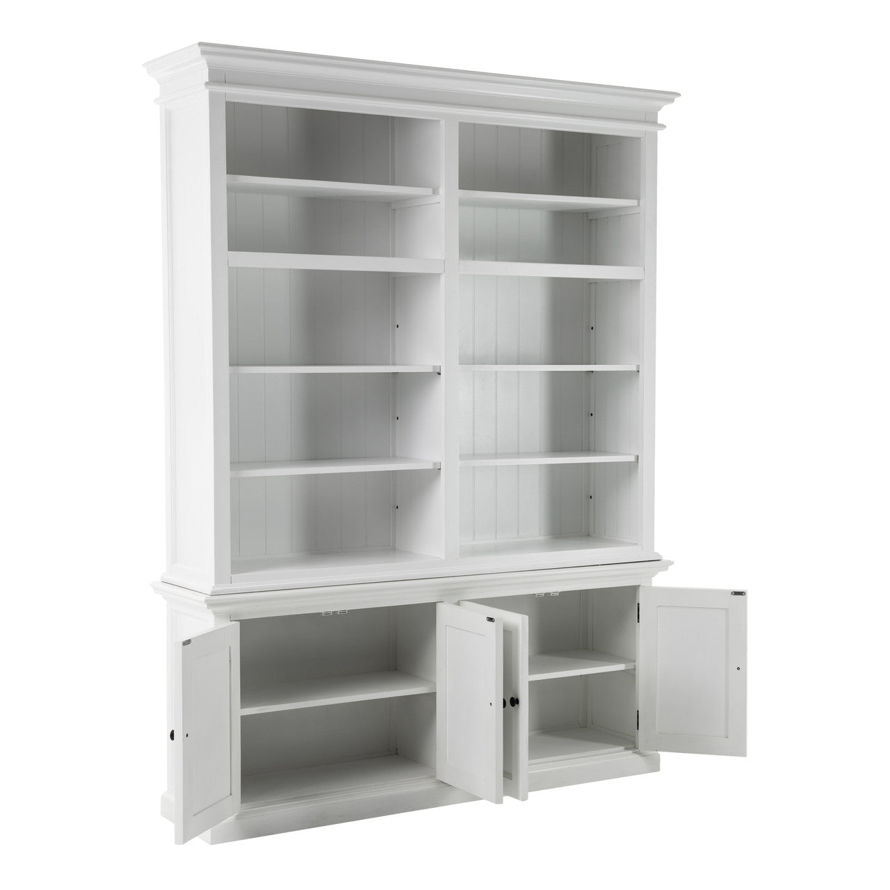 French Coastal Double-Bay Hutch Unit 65"