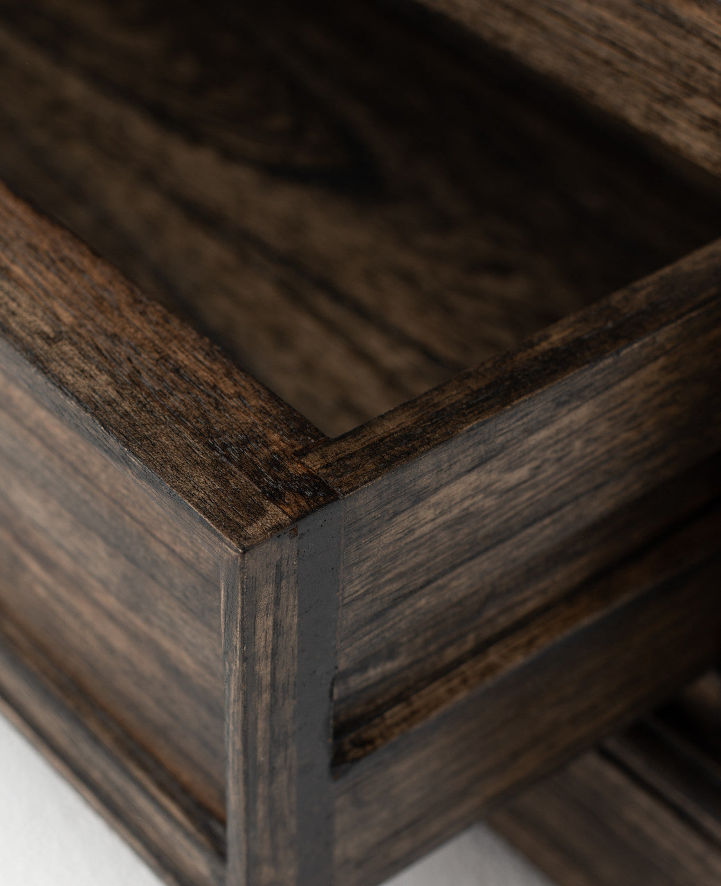 French Rustic Bookcase with 1 Drawer 32"