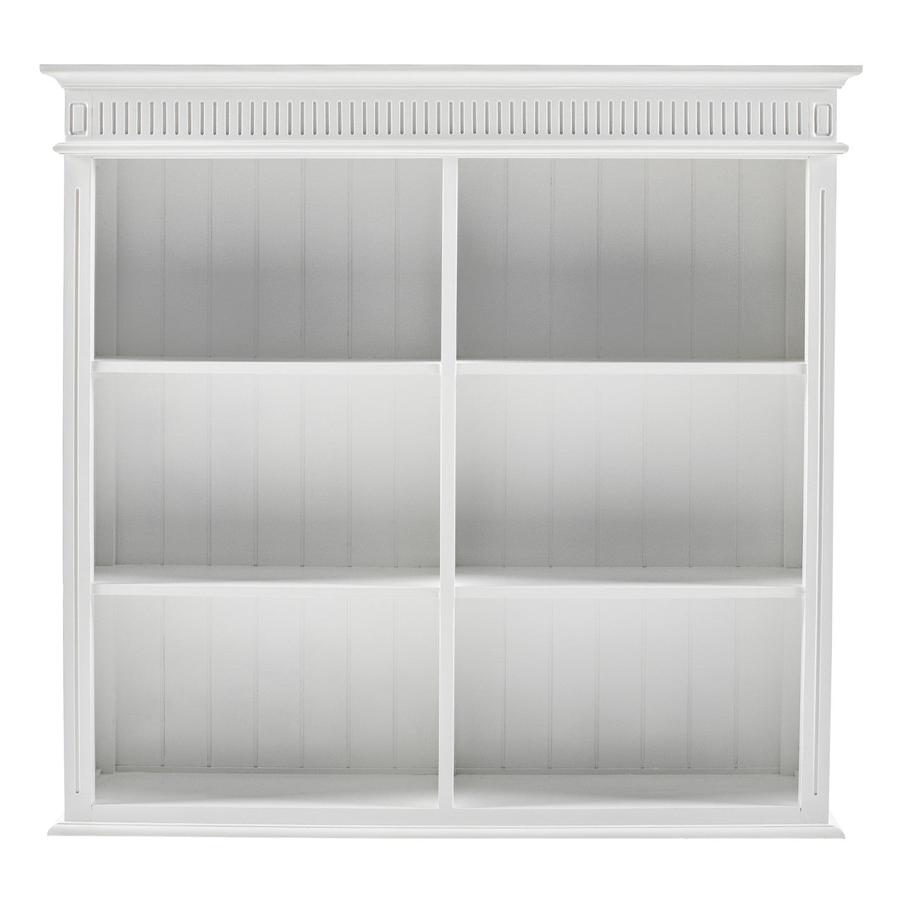 Scandi Coastal Hutch Unit with 6 Shelves 57"