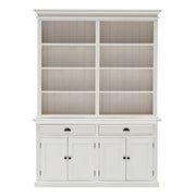 French Coastal Hutch Bookcase Unit 63"