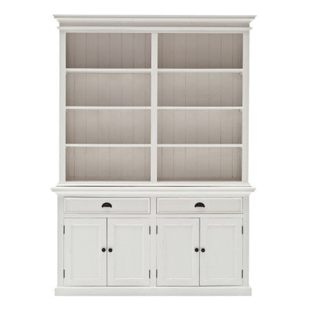 French Coastal Hutch Bookcase Unit 63"