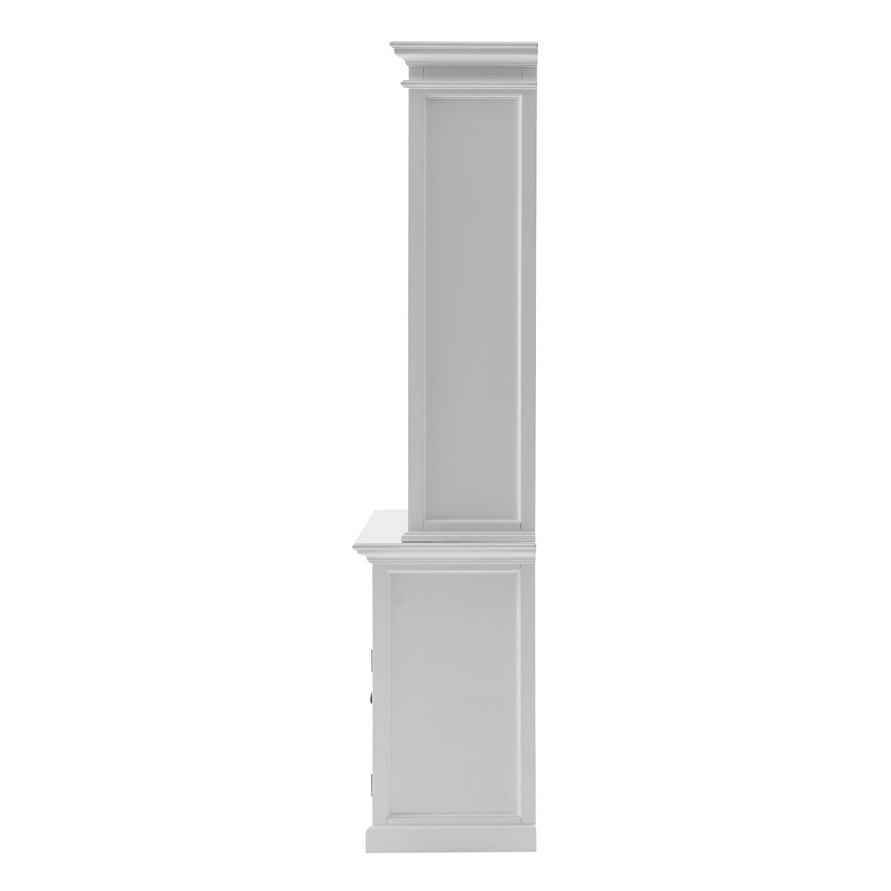 French Coastal Buffet Hutch Unit with 6 Shelves 57"