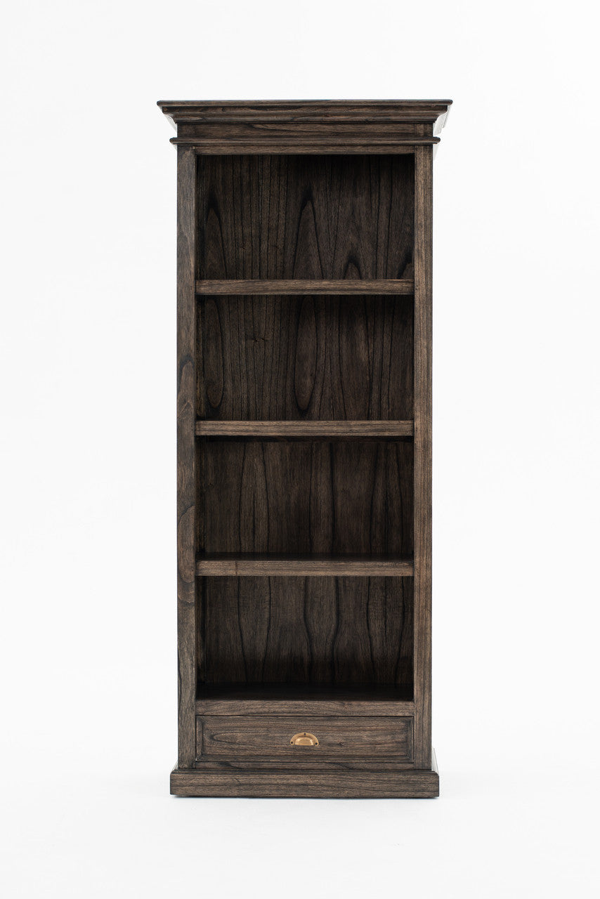 French Rustic Bookcase with 1 Drawer 32"
