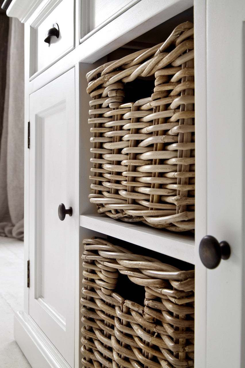 Modern Farmhouse Buffet with 2 Baskets - ZNS-B129CT