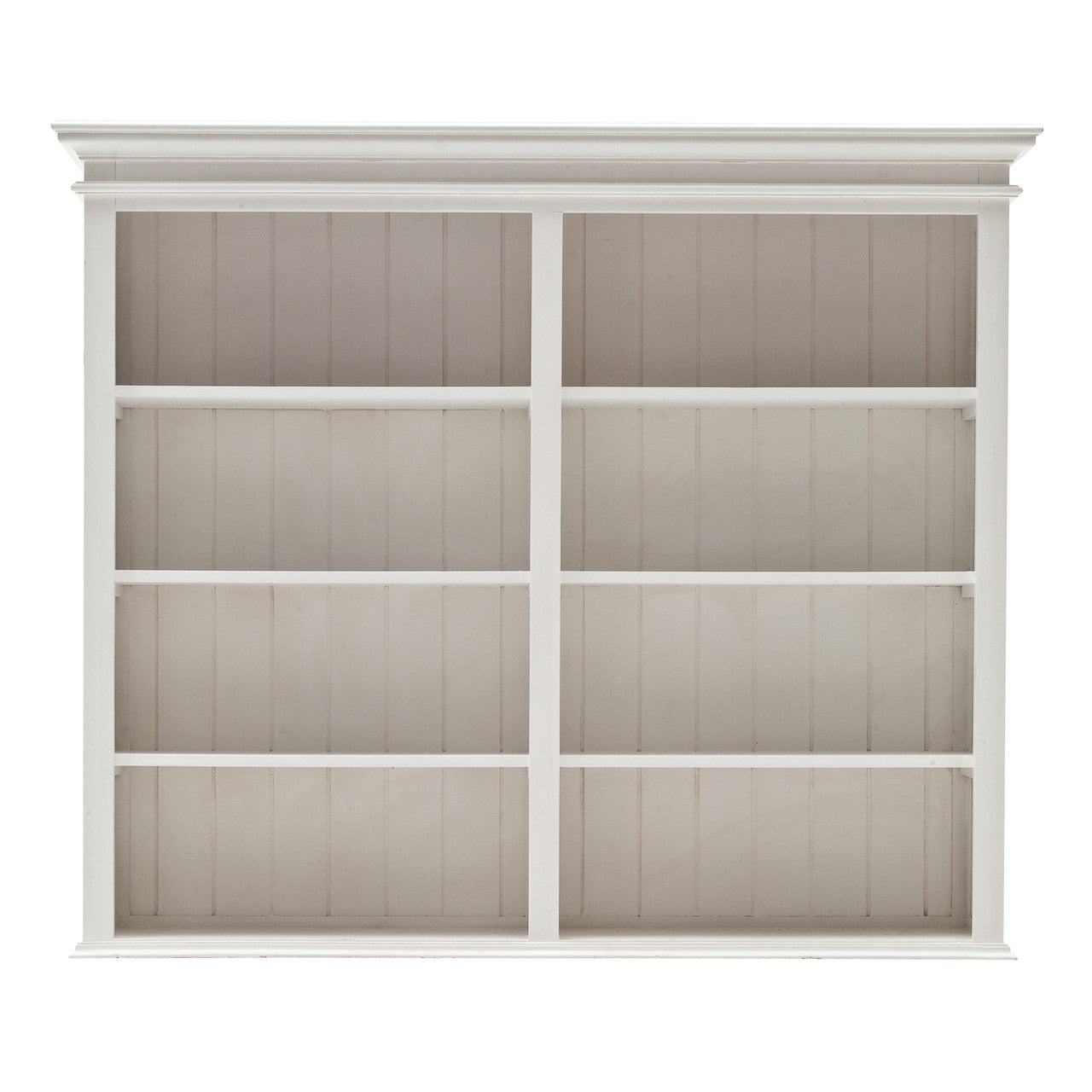 French Coastal Hutch Bookcase Unit 63"