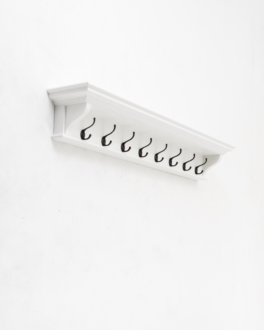 French Coastal 8 Hook Coat Rack 130cm 51"
