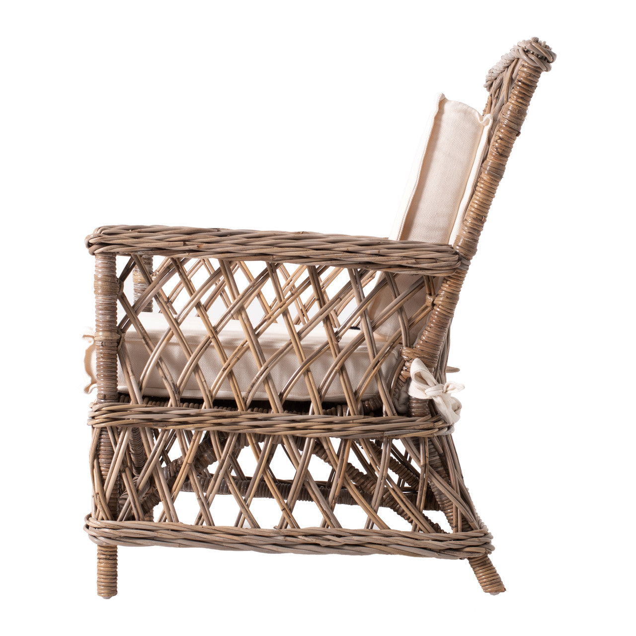 Coastal Wicker Marquis Chair (Set of 2) 30"