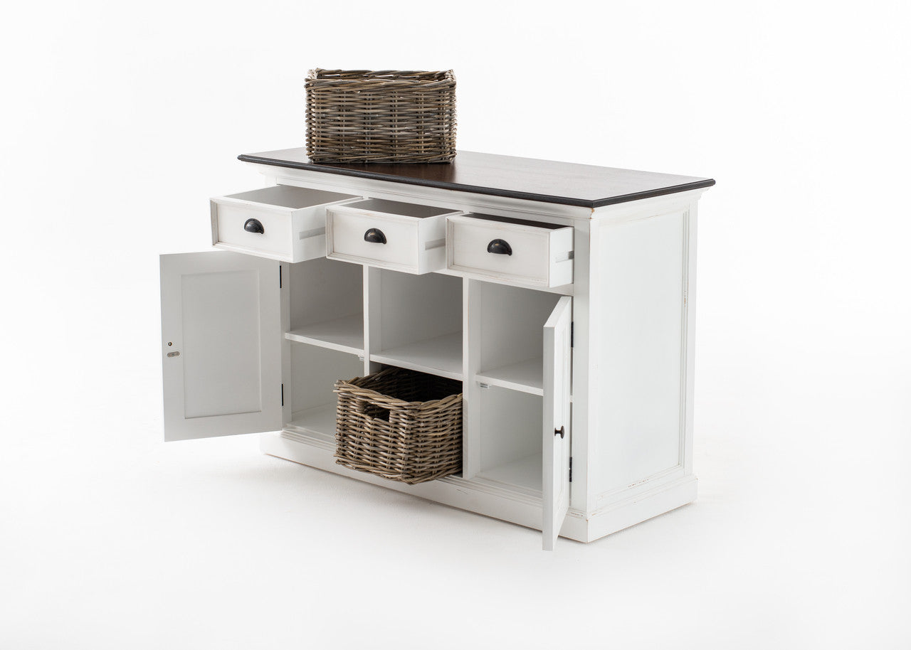 Modern Farmhouse Buffet with 2 Baskets - ZNS-B129TWD