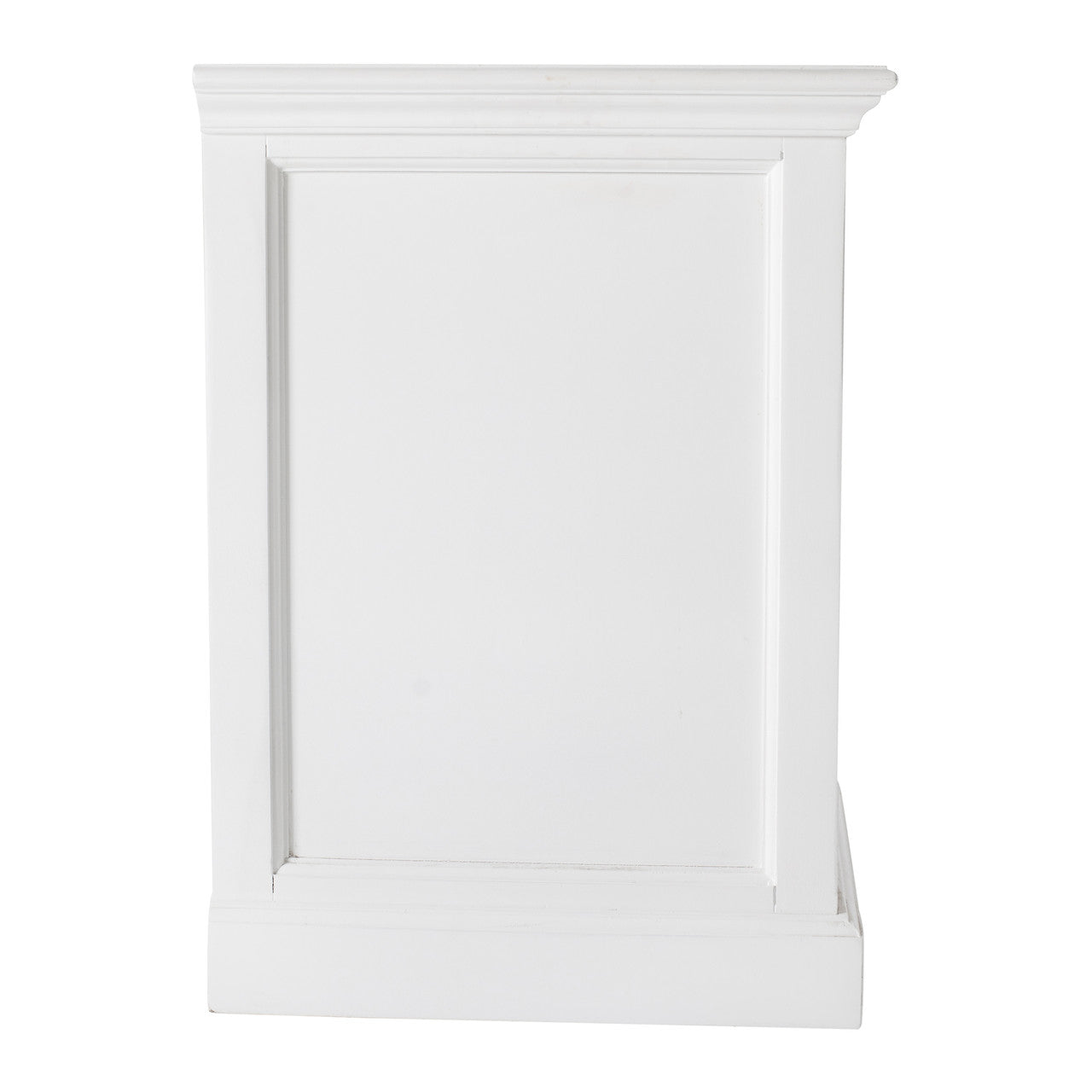 French Coastal Bedside Table with Shelves 18"
