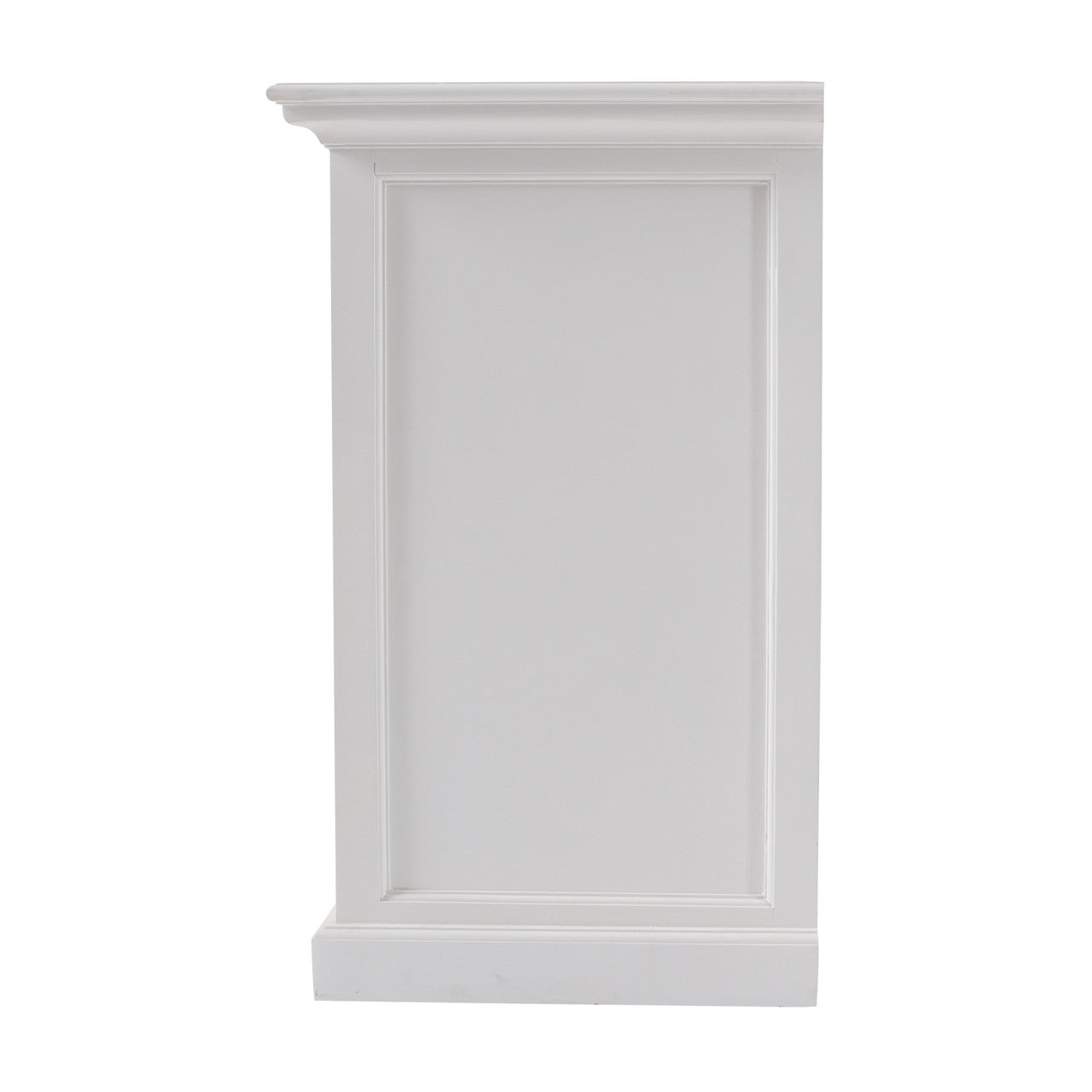 French Coastal Kitchen Hutch Cabinet with 5 Doors 3 Drawers 71"
