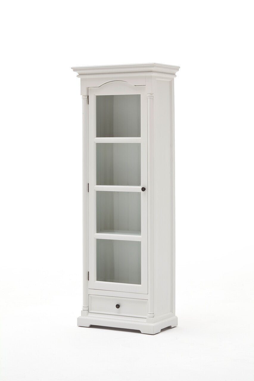 French Cottage Glass Cabinet 28"