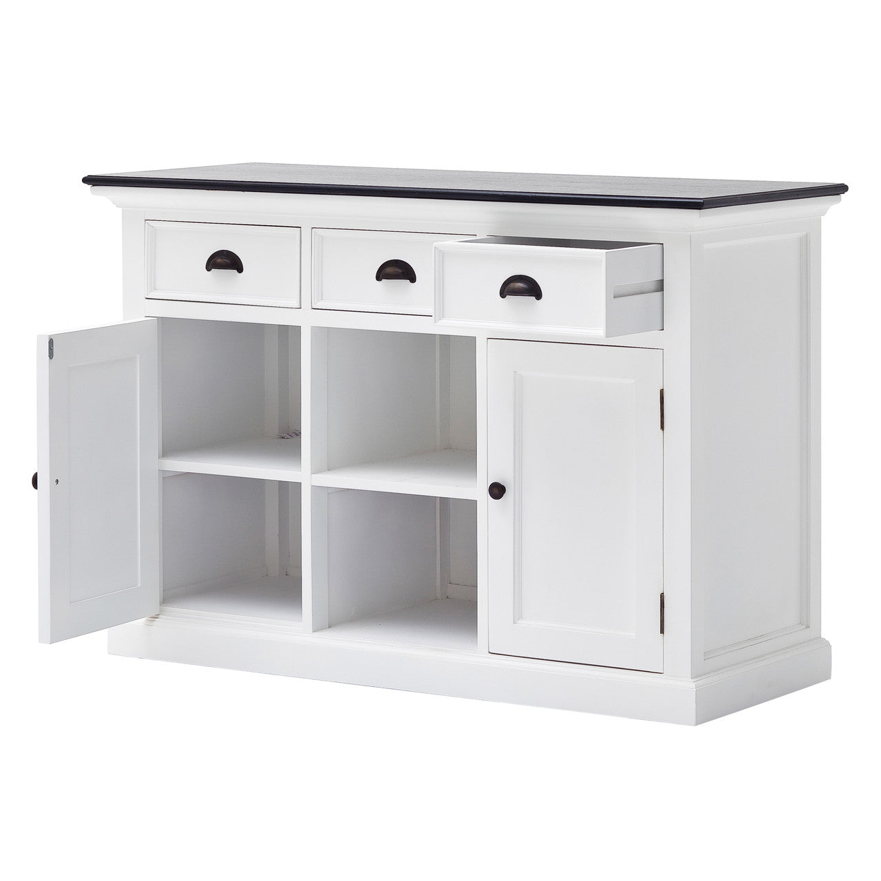 Modern Farmhouse Buffet with 2 Baskets - ZNS-B129CT