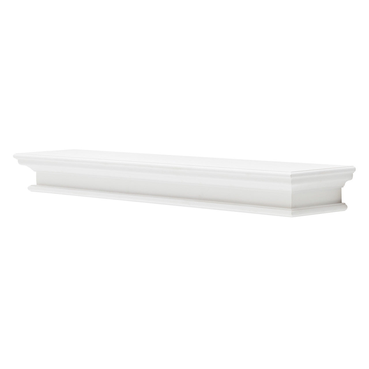 French Coastal Floating Wall Shelf, Extra Long 47"