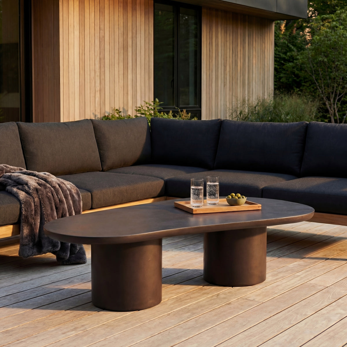 Vogel Coffee Table Lava Brown by Urbia - detail 9