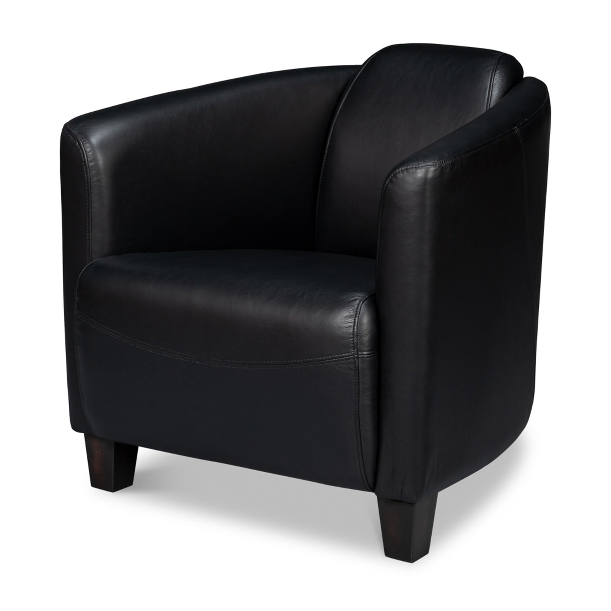 Mandy Arm Chair, Onyx Black by Sarreid Ltd