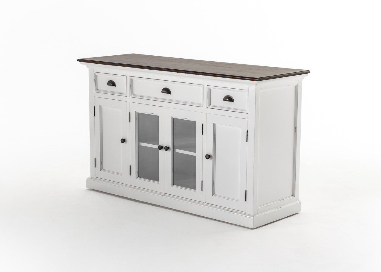 Modern Farmhouse Buffet with 4 Doors 3 Drawers - ZNS-B191TWD