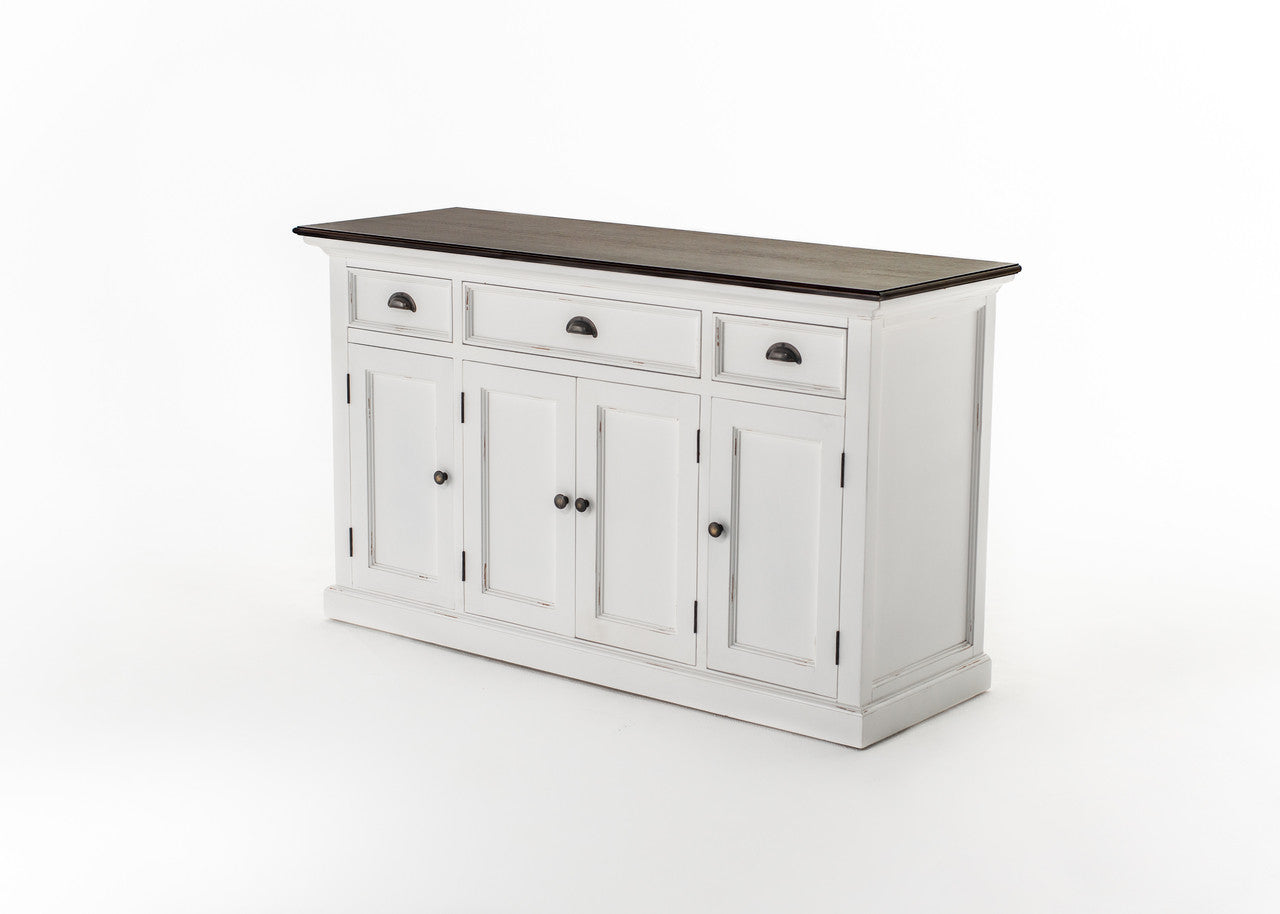 Modern Farmhouse Buffet with 4 Doors 3 Drawers - ZNS-B192TWD