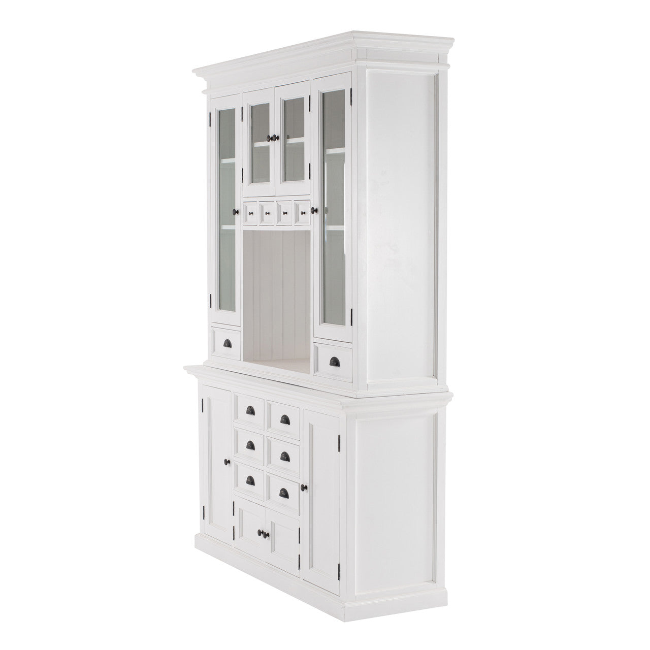 French Coastal Kitchen Hutch Unit 57"
