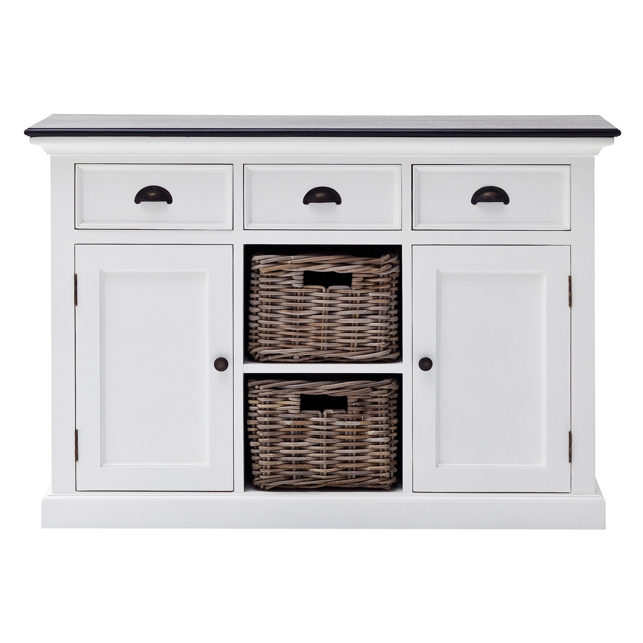 Modern Farmhouse Buffet with 2 Baskets - ZNS-B129CT