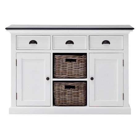 Modern Farmhouse Buffet with 2 Baskets - ZNS-B129CT