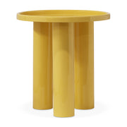Sofia Enamel End Table Yellow Ochre by Urbia - product view