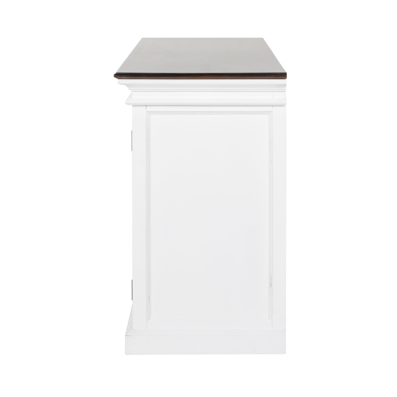 Modern Farmhouse Display Buffet with 4 Glass Doors 64"
