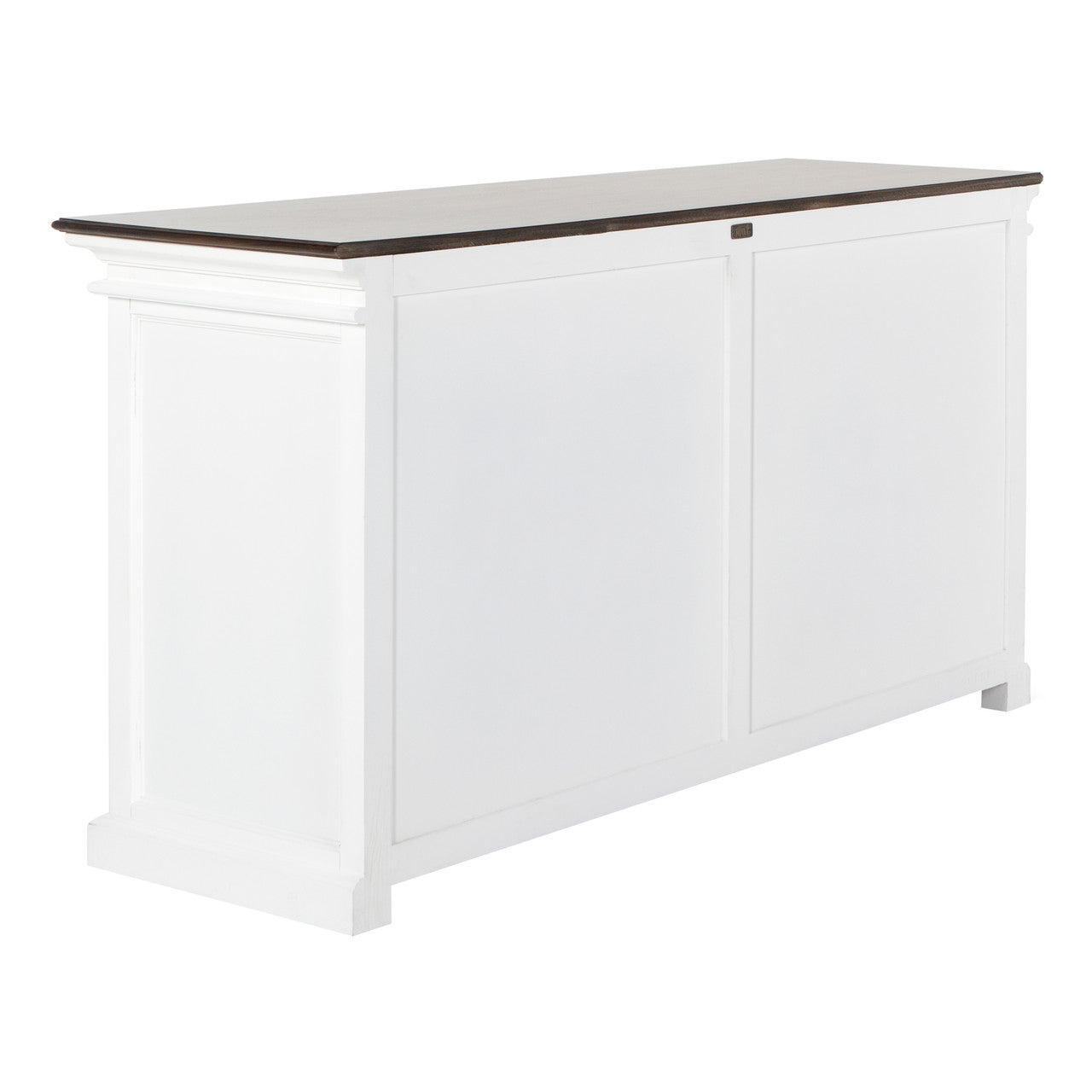 Modern Farmhouse Display Buffet with 4 Glass Doors 64"