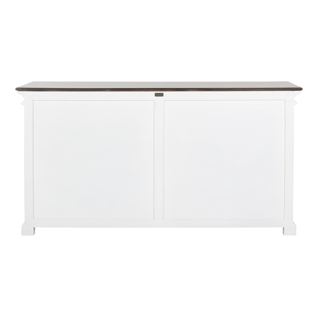 Modern Farmhouse Display Buffet with 4 Glass Doors 64"