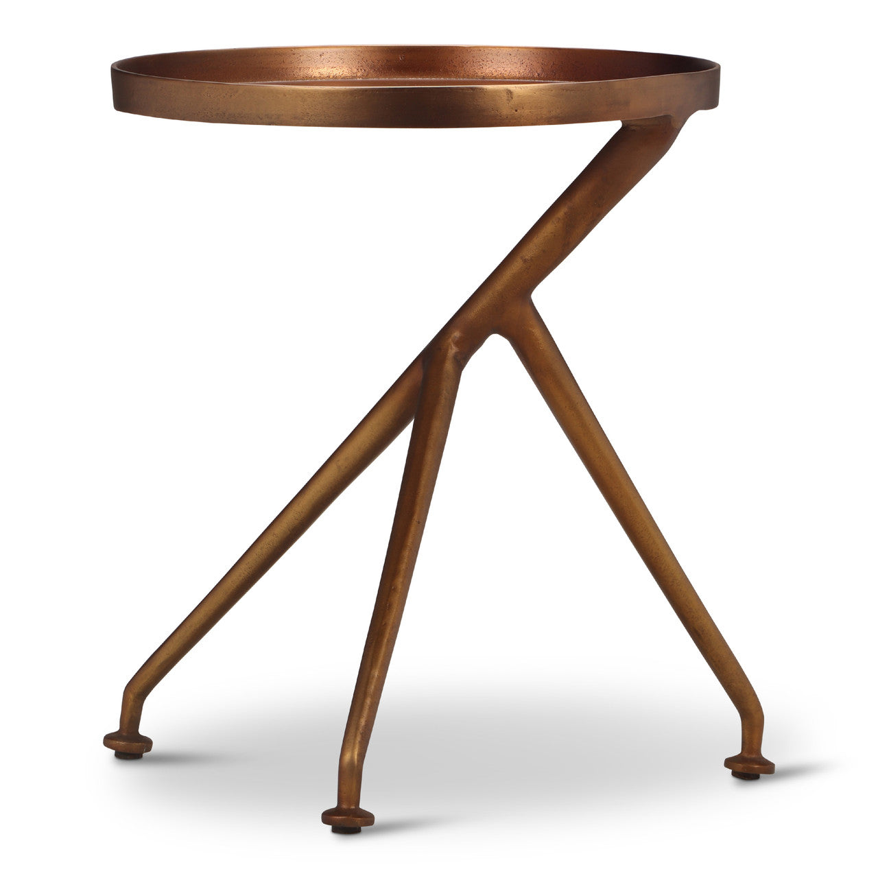Elements - Meret - End Table - Antique Brass