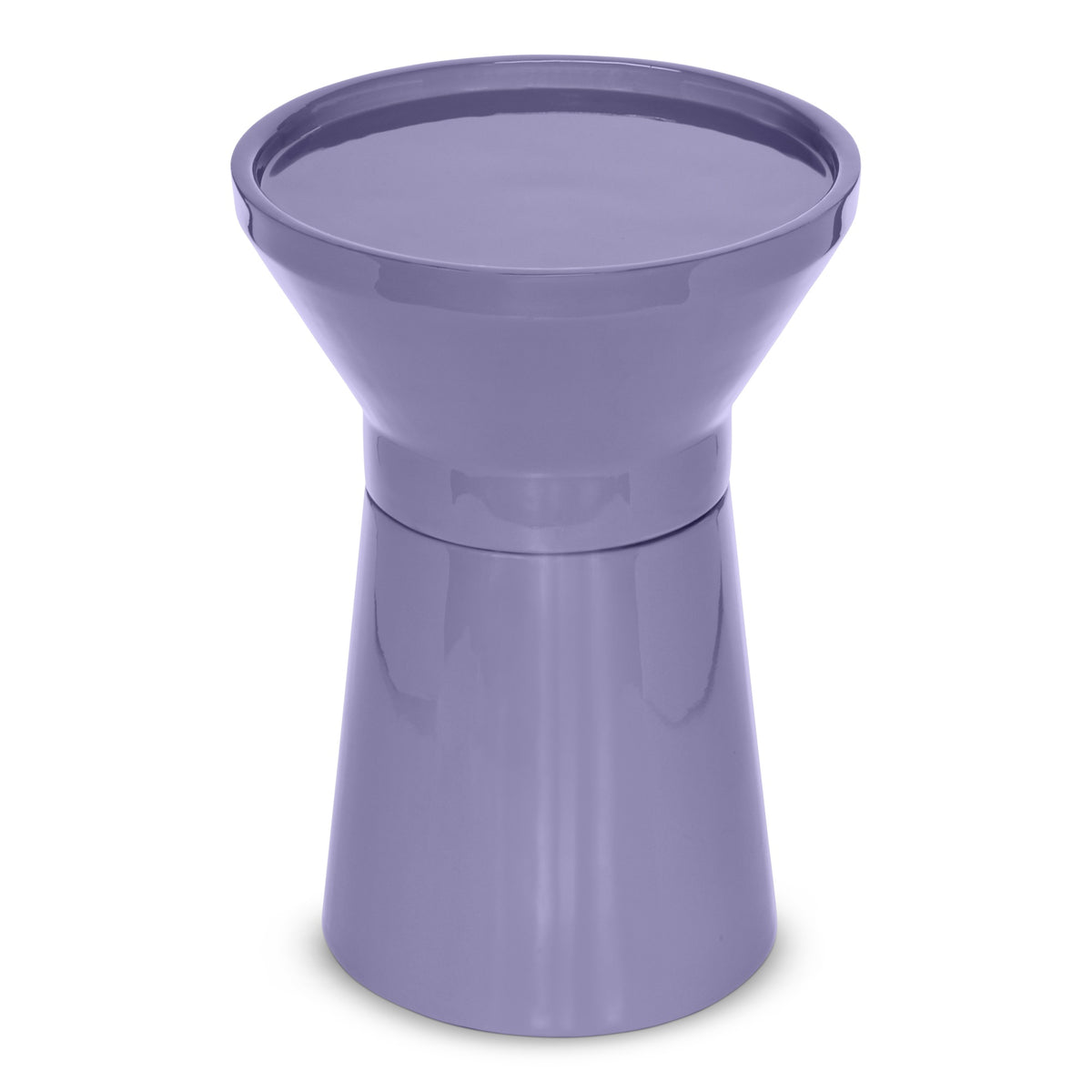 Sabine Enamel End Table Lavender Purple by Urbia - product view
