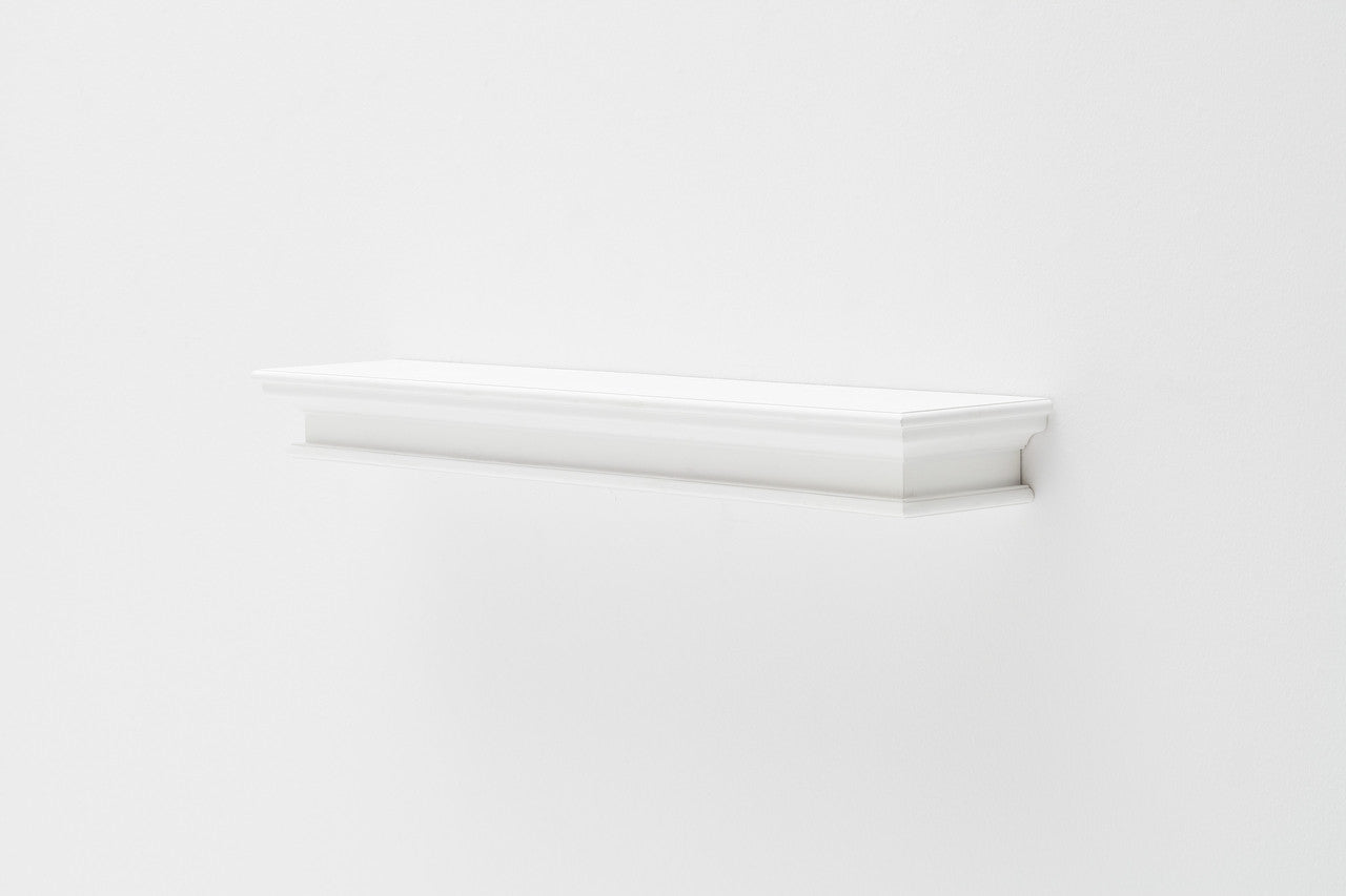 French Coastal Floating Wall Shelf, Extra Long 47"