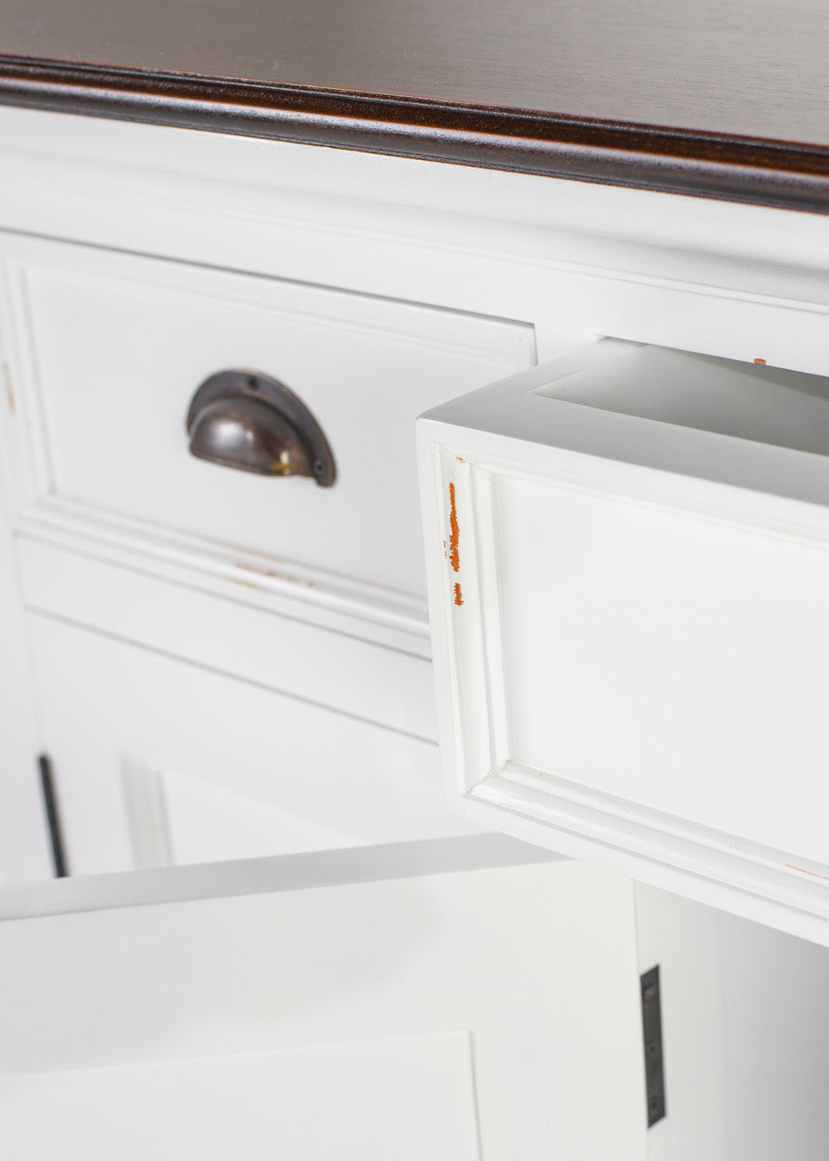 Modern Farmhouse Buffet with 4 Doors 3 Drawers - ZNS-B192TWD