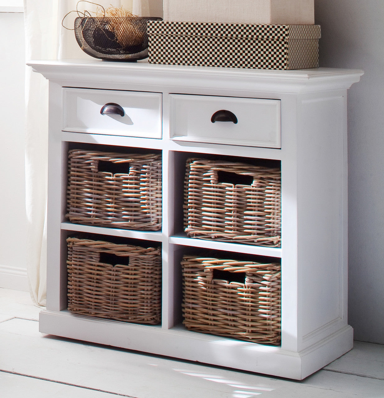 French Coastal Medium Buffet with Basket Set 35"
