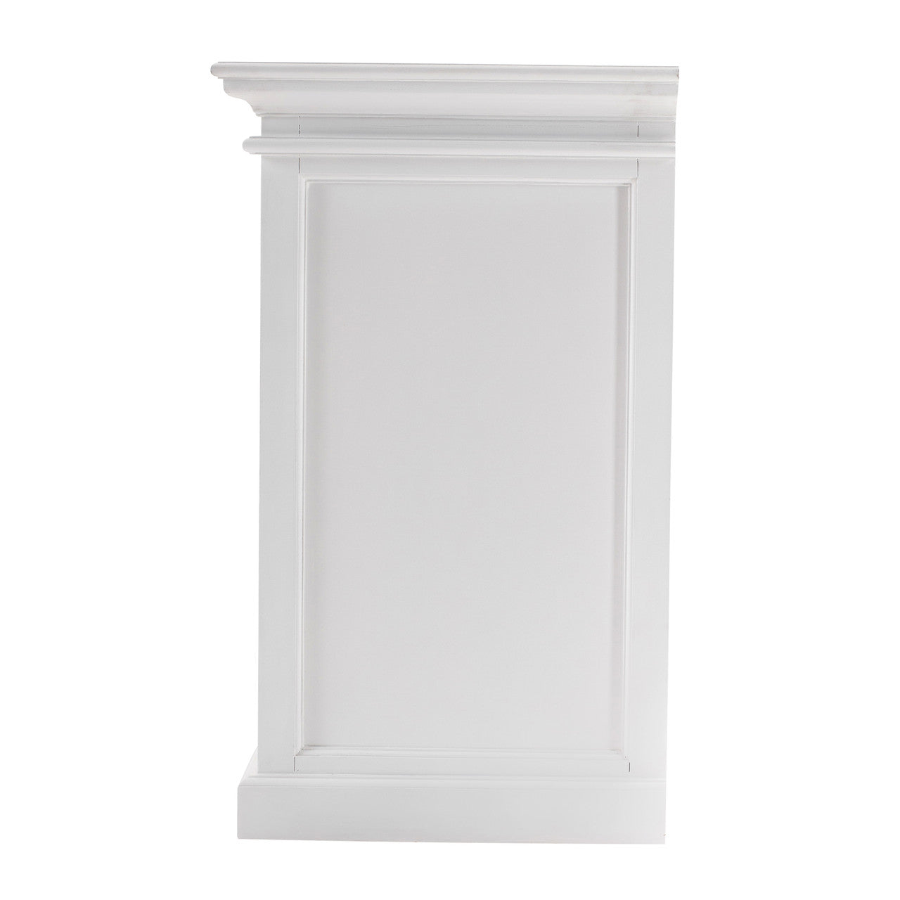 French Coastal Display Buffet with 4 Glass Doors 64"