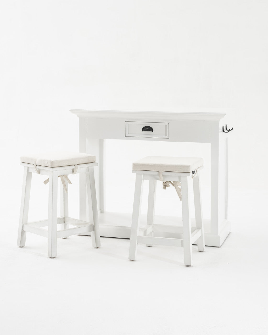 French Coastal Kitchen Table Set 41"