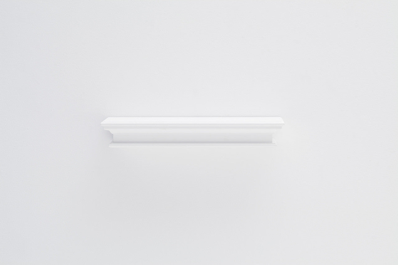 French Coastal Floating Wall Shelf, Long 32"