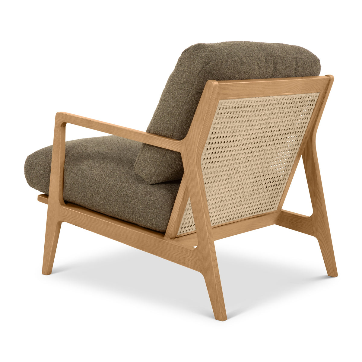 Carmelo Accent Chair Natural, Forest Green by Urbia - detail 6