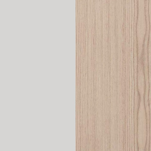 Modern Brazilian Mona Glass Top Round Dining Table Off White Top - Nevoa Base by Urbia - detail 7